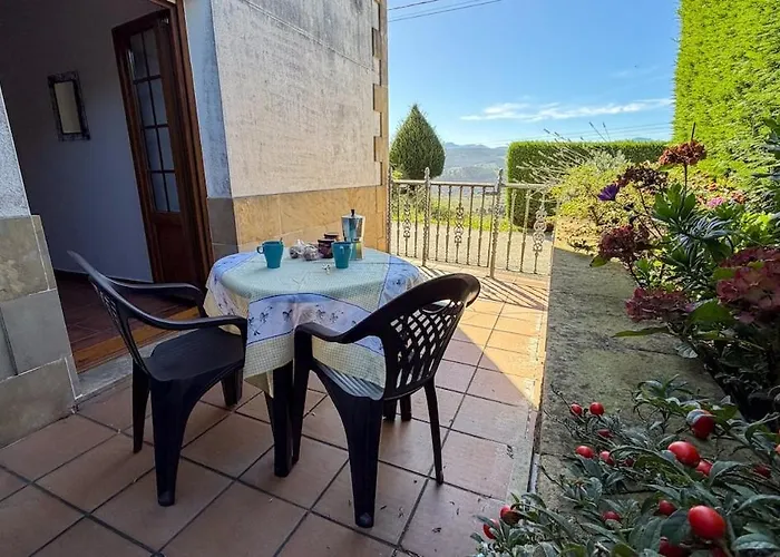 Rural Sanvi A - Terrace And Views Of The Picos